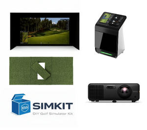 Garmin R50 SimKit — BenQ AK700ST 4K UHD Projector + Beaver Tail 4×8.25 Mat