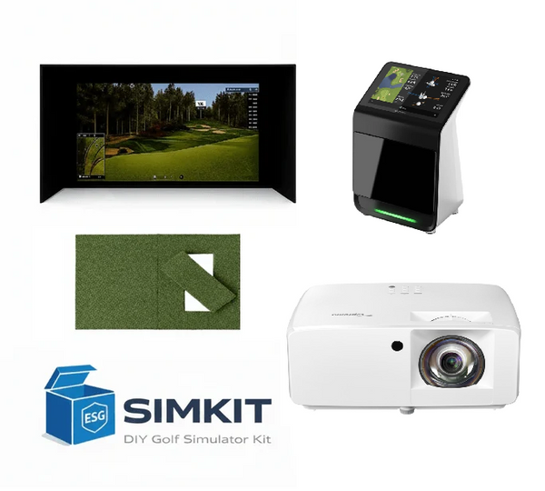 Garmin R50 SimKit — Optoma ZW350ST WXGA Projector + Beaver Tail 4×5 Mat