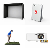 Mevo Gen2 SimKit — Optoma ZW350ST Projector + Beaver Tail 4×5.5 Mat