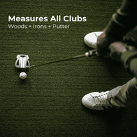 RSG One measures woods irons and putter