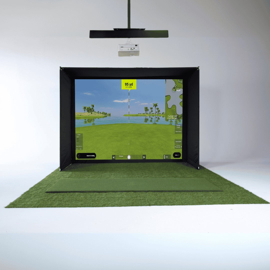 RSG Pro installed in a golf simulator enclosure