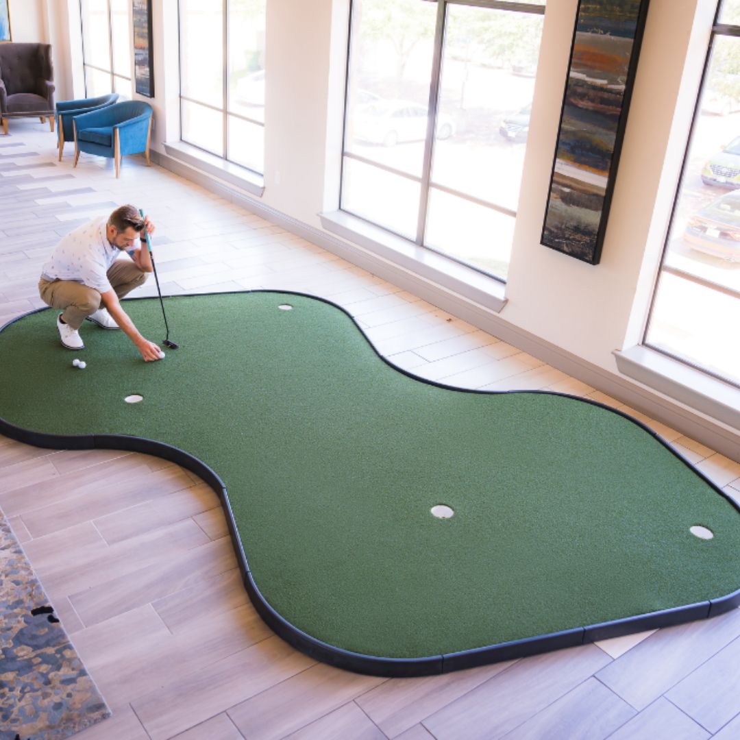 SIGPRO Double Break Putting Green - Elite Sim Golf