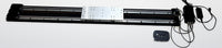 SimSlide Pro motorized ceiling rail with aluminum carriage plate, control box, power supply and cable drag chain