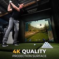 SimSpace Platinum Golf Enclosure 13.2ft x 9.8ft - SIM 6 - Elite Sim Golf