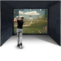SimSpace Platinum Golf Enclosure 13.2ft x 9.8ft - SIM 6 - Elite Sim Golf