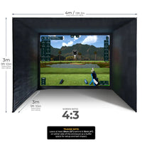 SimSpace Platinum Golf Enclosure 13.2ft x 9.8ft - SIM 6 - Elite Sim Golf