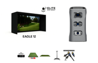 GolfJoy Spica 3 + Eagle 12 Complete 1080P Golf Simulator Package