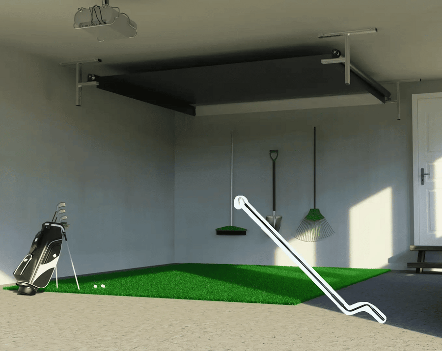 SportScreen Vanish Series Retractable Golf Enclosure - Elite Sim Golf