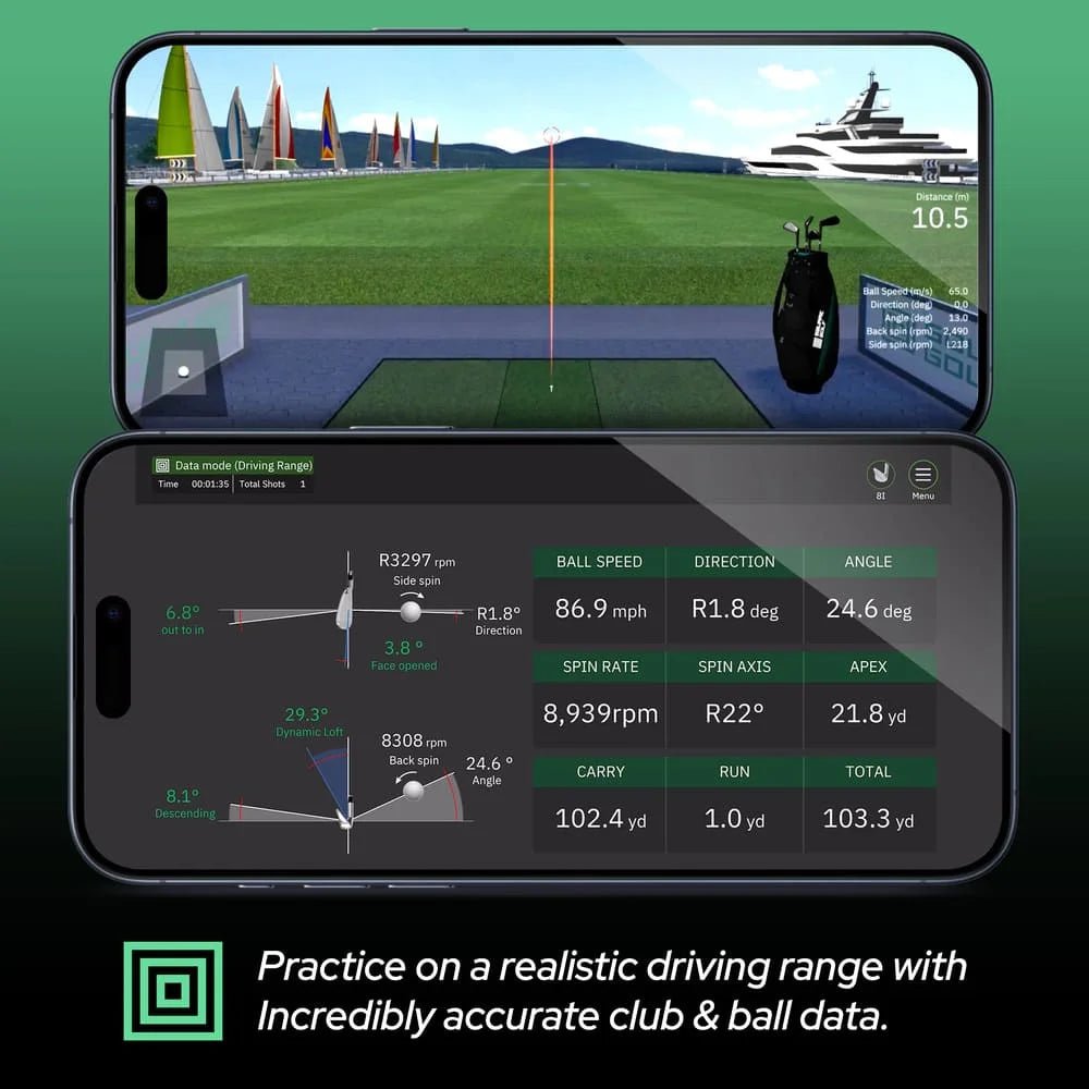 Square Golf Launch Monitor - Elite Sim Golf