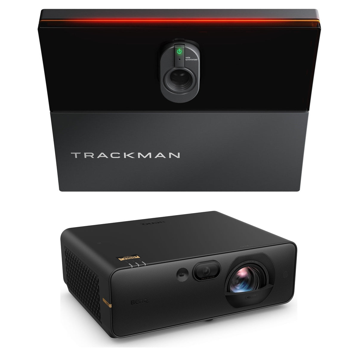 Trackman iO Launch Monitor + BenQ AK800ST 4K Projector Combo