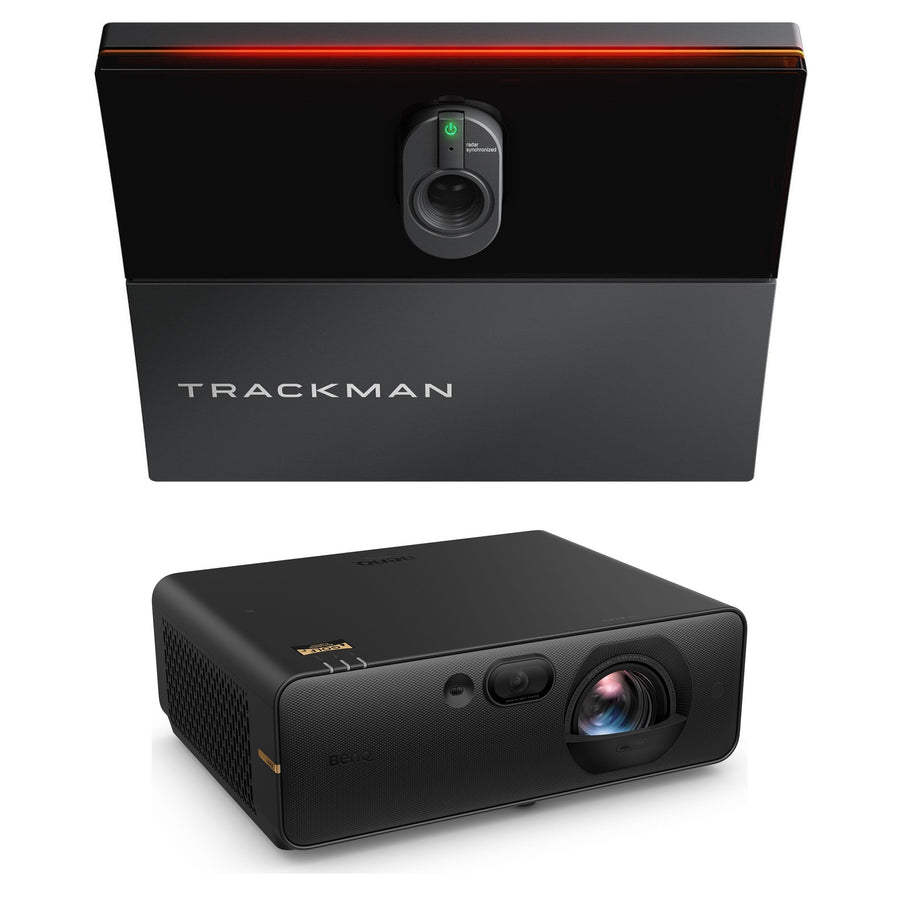 Trackman iO Launch Monitor + BenQ AK800ST 4K Projector Combo