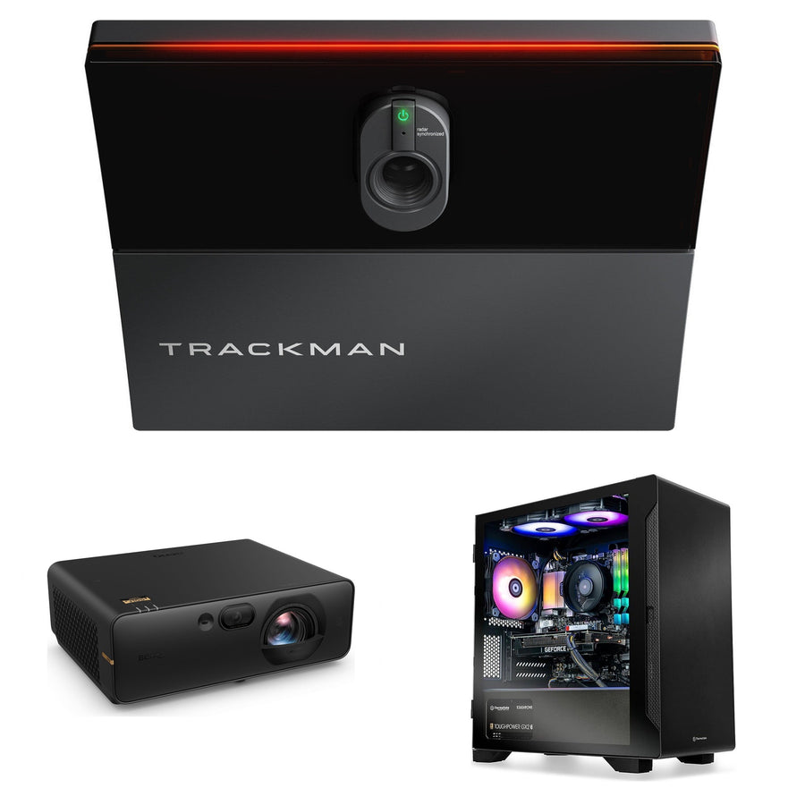 Trackman iO Launch Monitor + BenQ AK800ST 4K Projector + Gaming PC Package