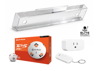 VTrack Eagle 12 SIMKIT Overhead Golf Simulator Package including TaylorMade TP5 pix golf balls and accessories.