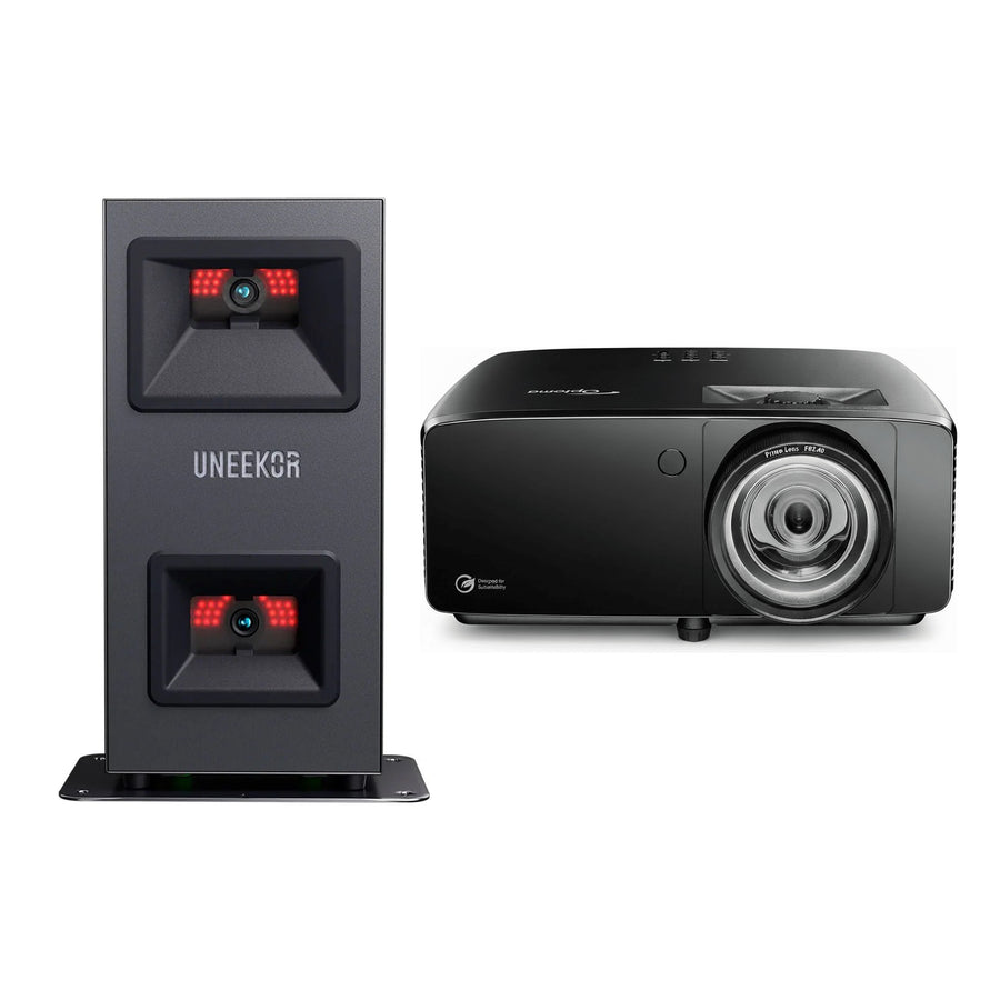 Uneekor EYE MINI Lite Launch Monitor + Optoma ZK521ST-B 4K Projector Combo