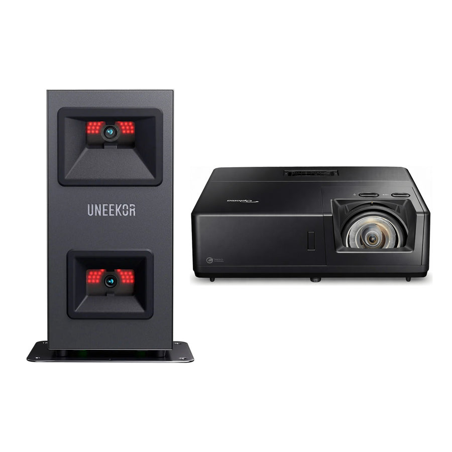 Uneekor EYE MINI Lite Launch Monitor + Optoma ZK608TST 4K Projector Combo