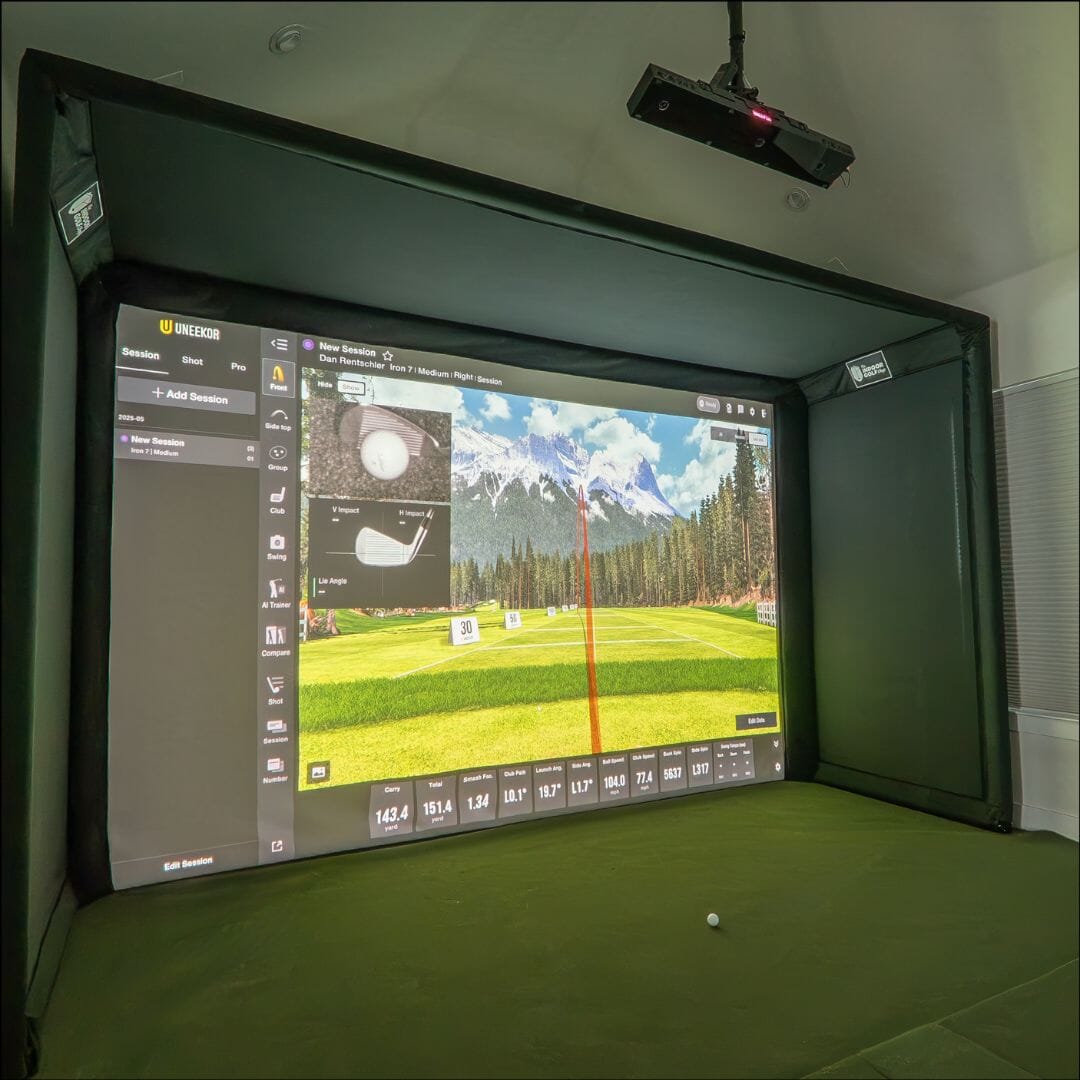 Uneekor Eye XO2 Birdie 10 SIMKIT Custom Golf Simulator Package - Elite Sim Golf