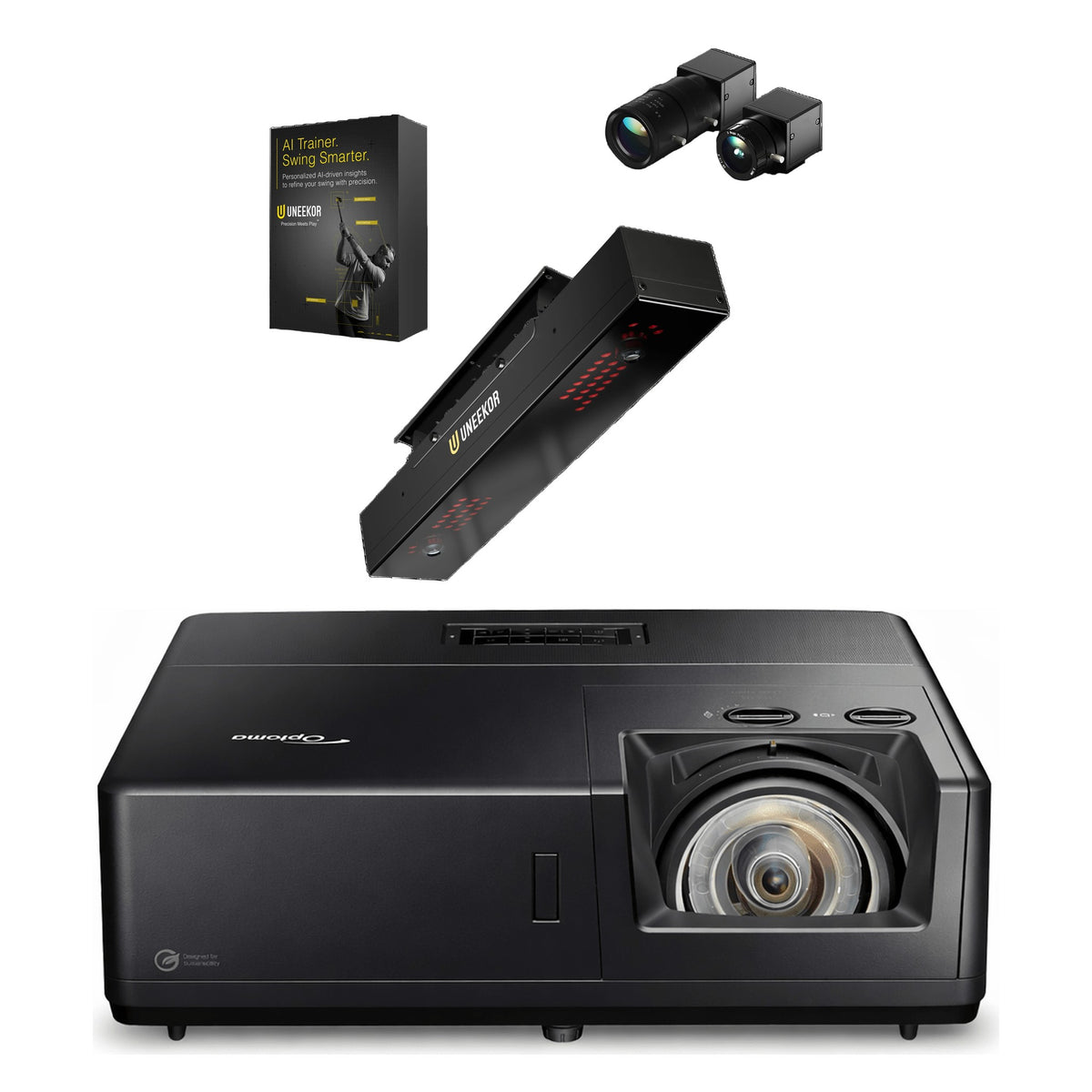 Uneekor EYE XR AI Studio Bundle + Optoma ZK608TST 4K Projector Combo