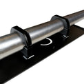 Carl's Place launch monitor to Pro Enclosure frame mount clamped to EMT pipe