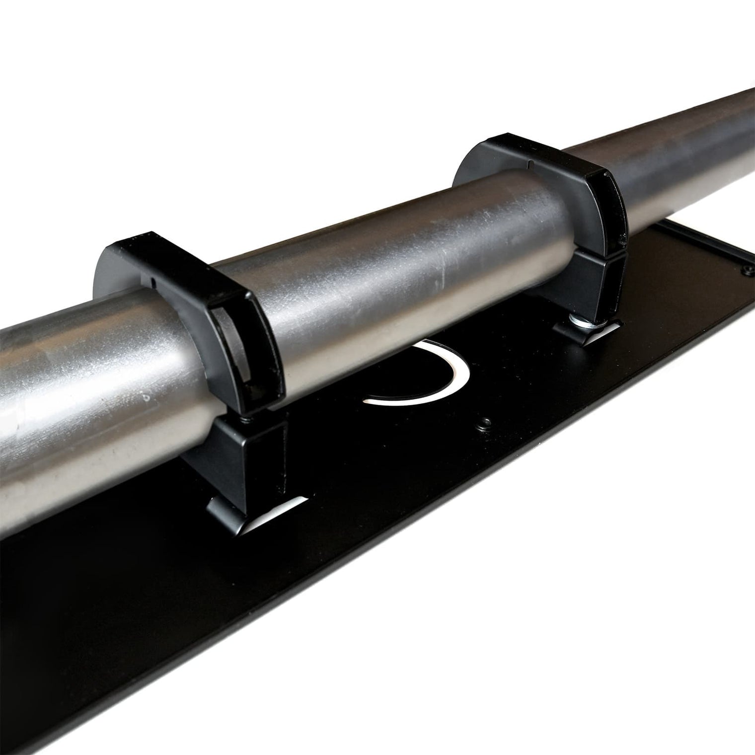 Carl's Place launch monitor to Pro Enclosure frame mount clamped to EMT pipe