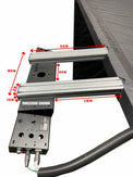 Parlour Series Launch Monitor Bracket dimension diagram