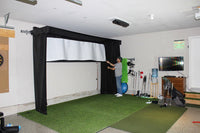 Vanish LITE Hybrid-Retractable Golf Enclosure - Elite Sim Golf