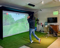 Vanish LITE Hybrid-Retractable Golf Enclosure - Elite Sim Golf