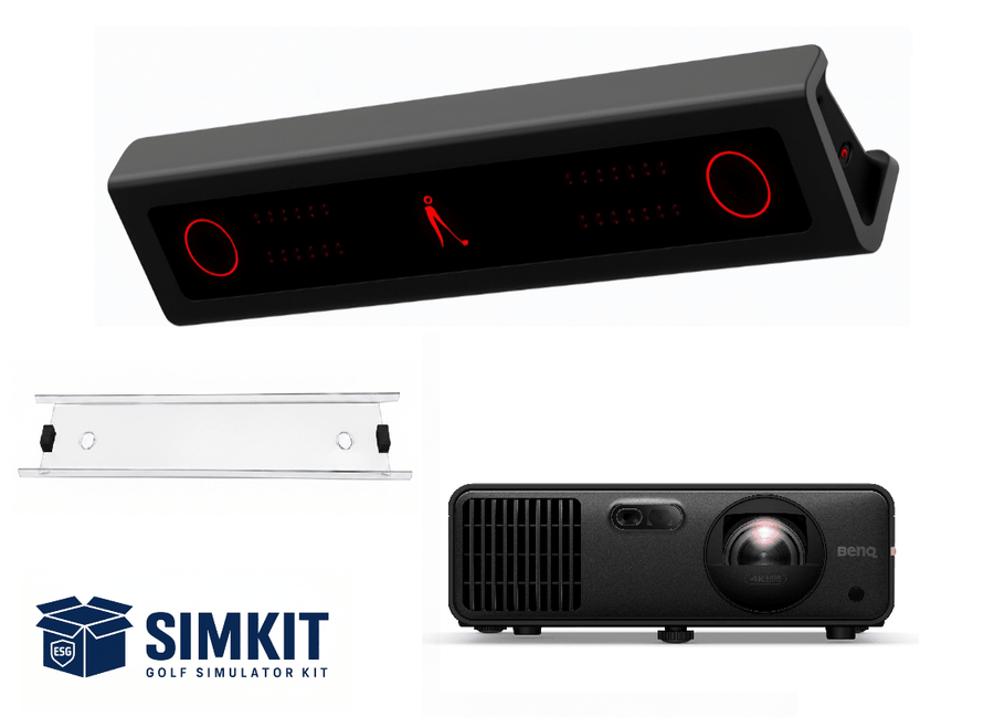 VTrack + BenQ AK700ST Bundle — Overhead Launch Monitor + 4K Laser Projector