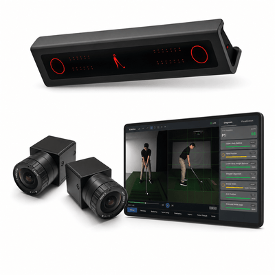 VTrack Overhead Launch Monitor + Swing EZ AI Combo Package