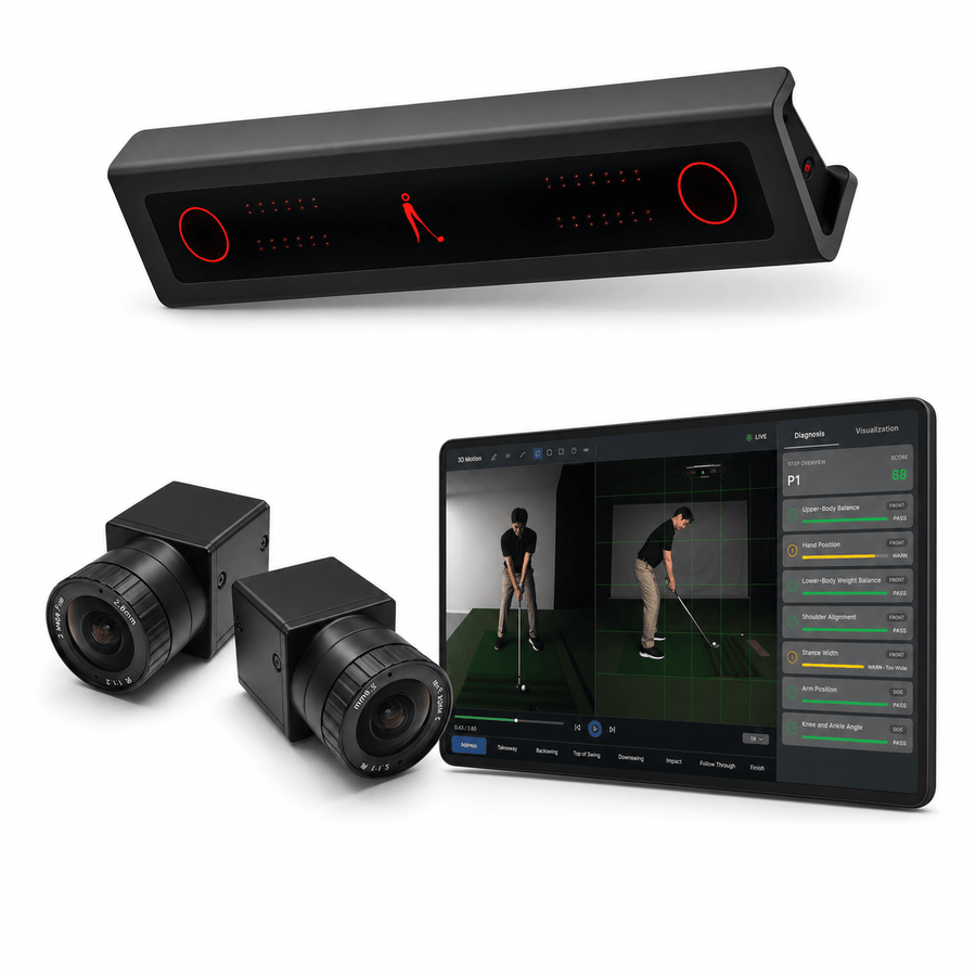 VTrack Overhead Launch Monitor + Swing EZ AI Combo Package