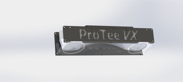 VX Protector steel and polycarbonate impact shield for ProTee VX overhead launch monitor